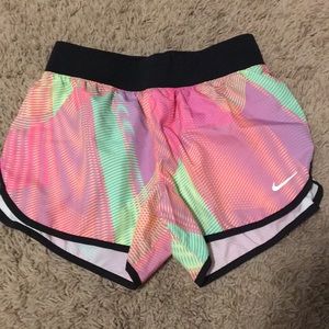 girls Nike running shorts